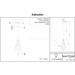 Подвесной светильник Maytoni Eustoma MOD238-PL-01-GN