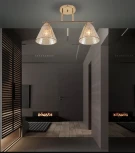 Потолочная люстра на штанге Seven Fires Fabius SF3391/2C-FGD-CL