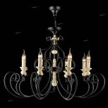 Подвесная люстра Maytoni Karina H631-PL-08-B (220V, на цепи, подсвечник, свеча)