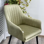 Стул M-City Роден Blitz 17 Лайм, велюр / черный каркас