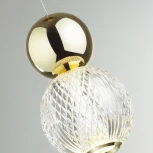 Подвесной светильник Crystal 5008/7L Odeon Light (LED, 220V, на проводе, шарики)