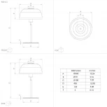 Настольная лампа Eglo Solo 2 900141 (220V, выключатель, гриб)