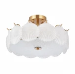 Потолочная люстра на штанге Arte Milano Rim 316009/D400 BS (220V, круглые, ракушка)