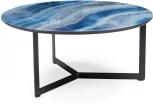 Журнальный столик Woodville Роб D-700 лазурит / черный 553551