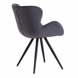 Кресло BOEING ( mod. 9120) серый (HLR 21)/черный (металл/вельвет)