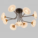 Потолочная люстра на штанге Imex MD.1232-9-S-BK+AGD