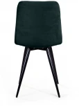 Стул UNO, бархат зелёный 19/ чёрный конус Top Concept UNO 74634
