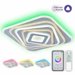 Потолочный светильник RGB Citilux Триест Смарт CL737A45E (LED, 220V, умный дом - Алиса, Маруся, Сири)