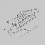 Блок питания Maytoni Power Supply Parity TRA130DR-100W 48В, 100Вт, белый (220V, IP65)