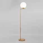 Торшер Eurosvet Frost 01083/1 латунь (220V, выключатель, шар)
