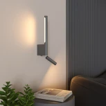 Настенный светильник светодиодный для чтения Elektrostandard Sarca 40111/LED графит a066402 (220V, выключатель, круглые)