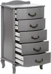 Комод "Джульетта" узкий (5 ящ.) 2101326000007 Leset