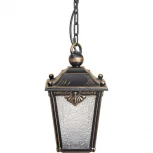 Уличный светильник подвесной Кузнечное дело Квадро 41-001-ЧЗ (220V, ковка, на цепи, под старину, IP54)