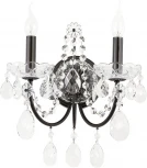 Бра Crystal Lux ODELIS AP2 BROWN (220V, подвески, подсвечник, свеча)