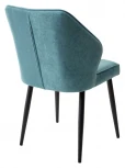 Стул VENA, цвет B15 Мята, велюр / черный каркас