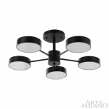 Потолочная люстра на штанге Arte Milano Ferrara 250906/5B Bk (LED, 220V, круглые)