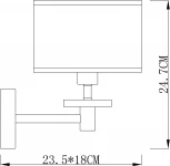 Бра Arte Lamp Furore A3990AP-1CC (220V)