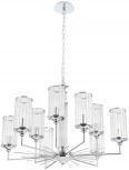 Подвесная люстра Crystal Lux GLORIA SP9 CHROME (220V, на цепи)