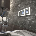 Розетка с подсветкой (серебряный) W1171406 (a054521)