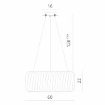 Подвесная люстра Divinare Megan 7568/18 LM-9