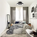 Потолочный светильник круглый светодиодный диммируемый с вентилятором с пультом управлением смартфоном регулировкой цветовой температуры Mantra Tibet 7805 (регулировка яркости, 220V, круглые)