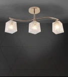 Потолочная люстра на штанге Seven Fires Fabo SF3376/3C-FGD-WT