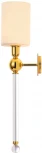 Бра Crystal Lux Mirabella AP1 GOLD/WHITE (220V, круглые)