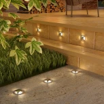 Встраиваемый светильник уличный Elektrostandard MRL LED 1106 алюминий (220V, круглые, IP65)