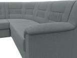 Диван угловой Карелия левый угол (Серый/Рогожка) Лига Диванов арт.122831L