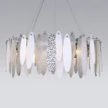 Подвесная люстра Wi-Fi Bogate's Canaria 324/10 (220V, управление смартфоном, голосовое управление, умный дом - Minimir Home, Алиса, Маруся, Салют, на тросе, круглые)