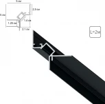 Теневой профиль под натяжной потолок Arte Lamp Gap A670206