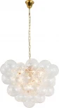 Подвесная люстра Newport 3850 3850/73 C gold (220V, на цепи, шарики)