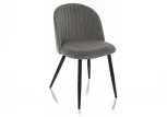 Стул Woodville на металлокаркасе Gabi 1 dark gray / black 15111