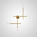 Настенное бра Traverse Wall Gold H83 ImperiumLoft Traverse-Wall01 (207739-26) (220V, асимметрия)