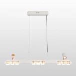 Подвесной светильник со спотами Lussole Gilbert LSP-7175 (LED, 220V, на тросе)