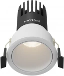 Встраиваемый светильник Maytoni Dip DL116-10W-4K-W (LED, 220V, круглые)