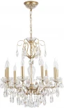 Подвесная люстра Crystal Lux MONTANA SP9 (220V, подвески, на цепи, подсвечник, свеча)