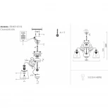Потолочная люстра Freya Driana FR2405-PL-03-BZ (220V, подвески)