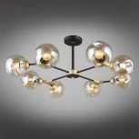 Потолочная люстра на штанге Omnilux 936 OML-93607-08 (220V, шарики)