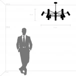 Потолочная люстра Roma 718323