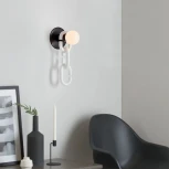 Настенный светильник (бра) Chain Wall Прозрачный ImperiumLoft Chain-Wall01 (178089-26) (220V, шар)