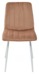Стул DUBLIN G108-72 тоффи, велюр / белый каркас