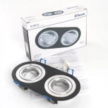 Светильник встраиваемый Feron DL2812 48462 50W G5.3 черный