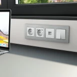 Рамка на 4 поста (алюминий) Werkel W0043506 (a066328)