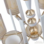 Подвесная люстра Arte Milano Florentia-6087 306087/6 Wh/Gd (220V, на цепи)