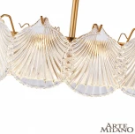 Потолочная люстра на штанге Arte Milano Rim 312009/D600 BS (220V, круглые, ракушка)