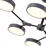 Потолочная люстра на штанге Monta SLE6003-702-06 Evoluce (LED, 220V, пульт управления, круглые)