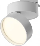 Трековый светильник однофазный 18W 220V Maytoni Onda TR007-1-18W3K-W-1 (LED, круглые)