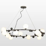 Люстра подвесная LSP-8654 (220V, на тросе, шарики, IP21)