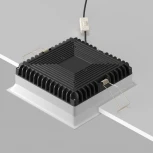 Встраиваемый светильник 24W Maytoni Okno DL056-24W3-4-6K-W (LED, 220V, круглые, IP44)